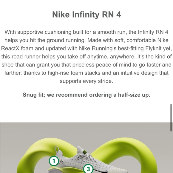 Nike React Infinity Run Flyknit 4 - Picture 9 of 16